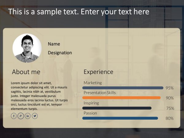 Employee Profile Templates | Employee Profile Examples in PowerPoint ...