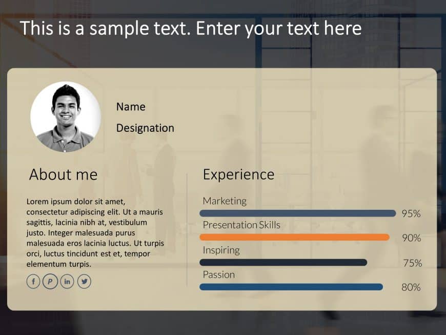 1348 Free Editable Employee Profile Templates For Powerpoint Slideuplift 