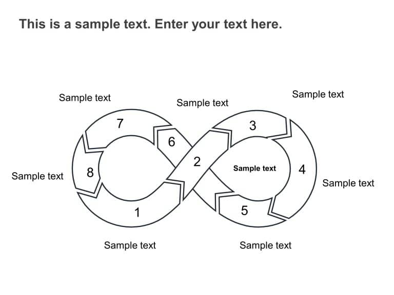 Infinity Process Flow PowerPoint Template & Google Slides Theme