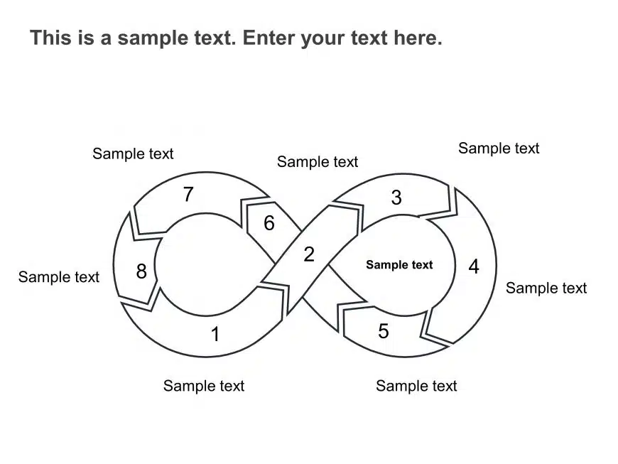 Infinity Process Flow PowerPoint Template