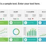 Animated Business Review Dashboard 2 PowerPoint Template