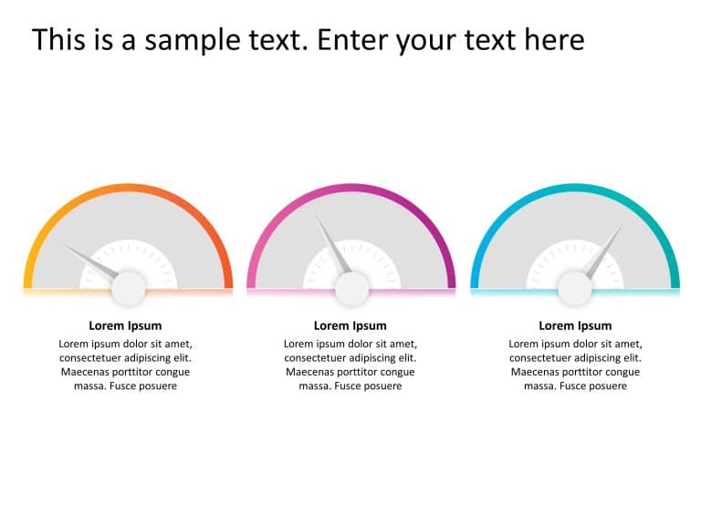 Speedometer Options 2 PowerPoint Template & Google Slides Theme