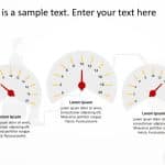 Speedometer Options 3 PowerPoint Template & Google Slides Theme