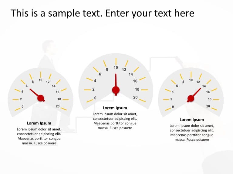 Speedometer Options 3 PowerPoint Template & Google Slides Theme