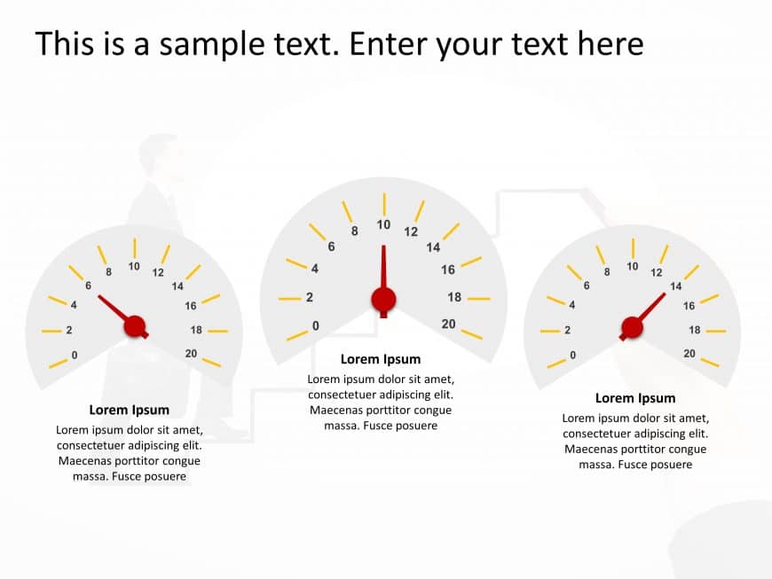 Speedometer Options 3 PowerPoint Template