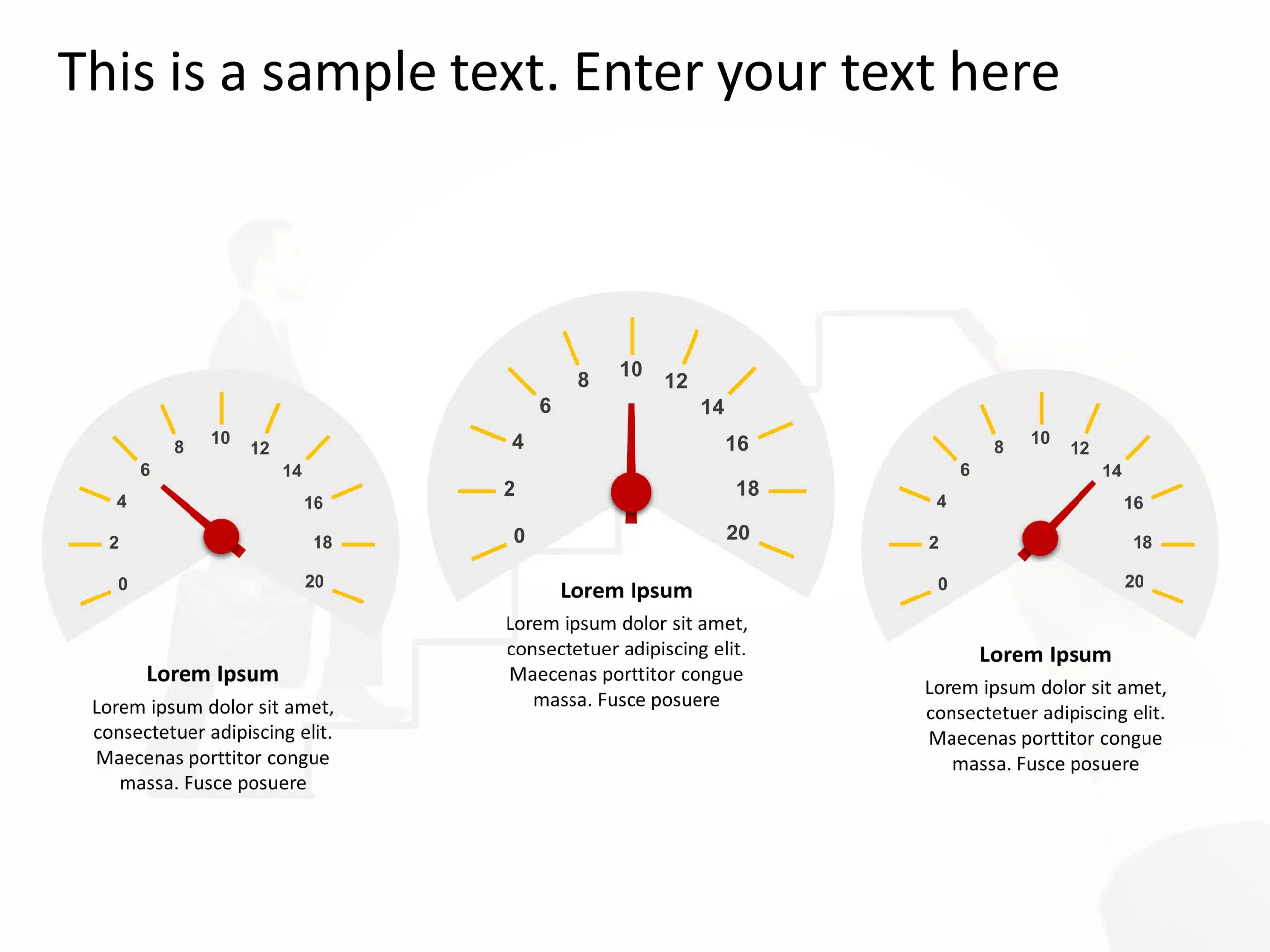 Speedometer Options 3 PowerPoint Template & Google Slides Theme