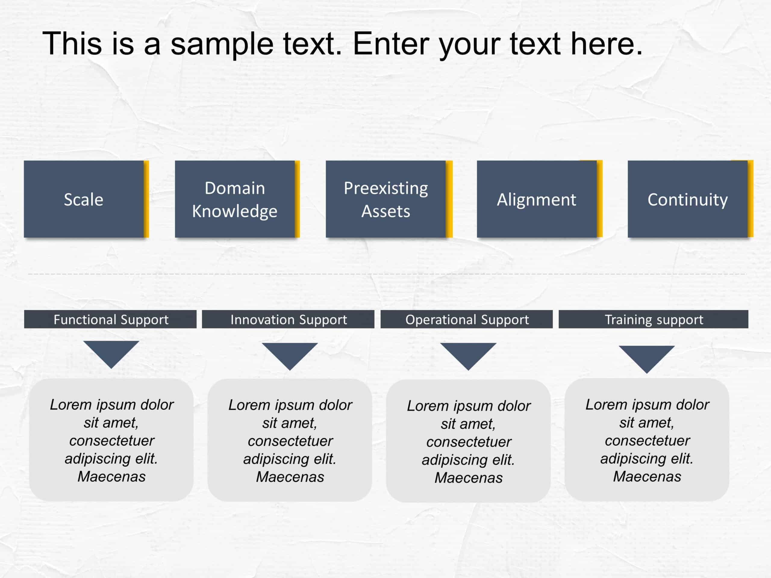 Strategic Initiatives 6 PowerPoint Template & Google Slides Theme