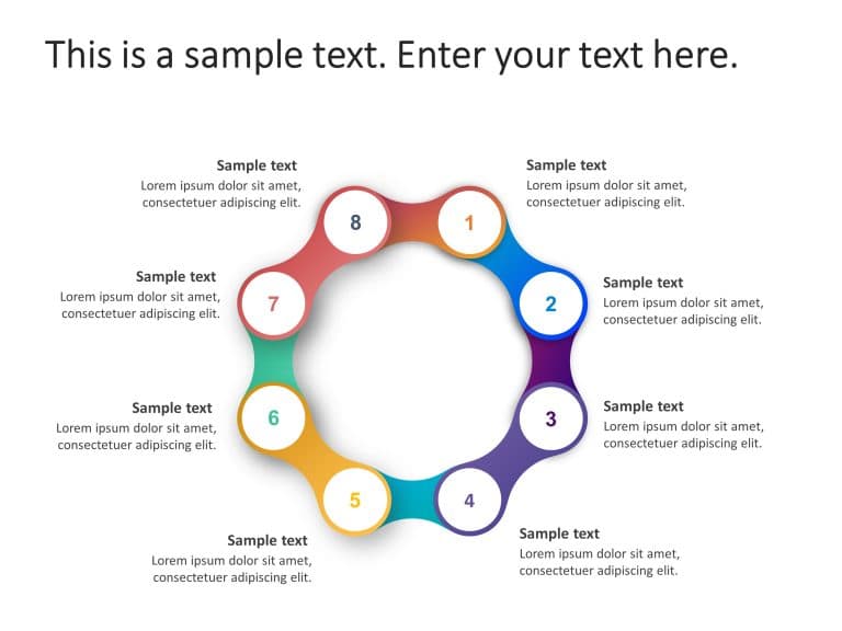 8 Steps Product Features PowerPoint Template & Google Slides Theme