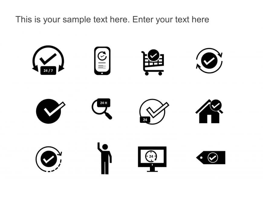 Availability Icons 2 PowerPoint Template