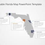 Florida Map 3 PowerPoint Template & Google Slides Theme