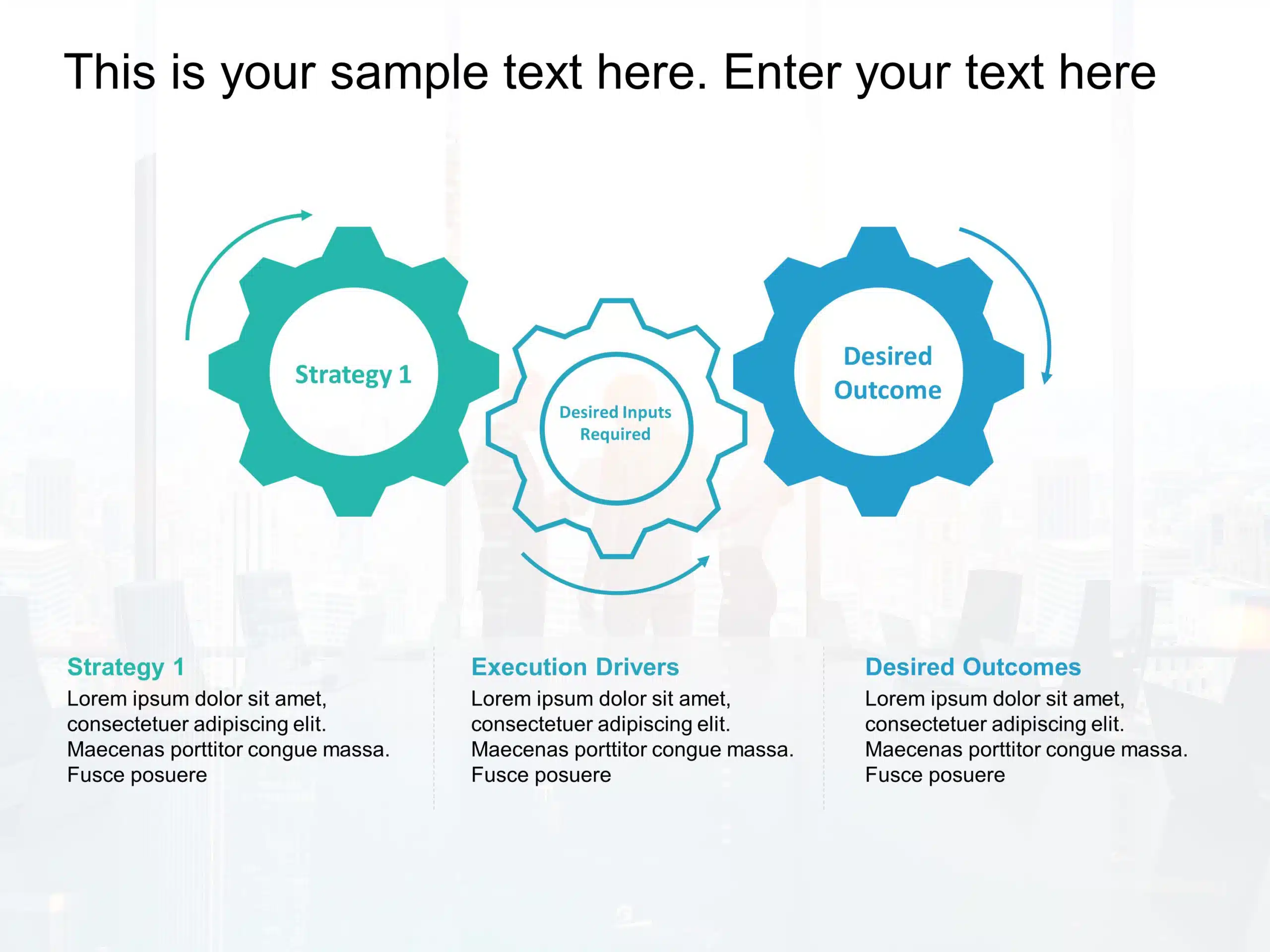 Gear Business Strategy PowerPoint Template & Google Slides Theme