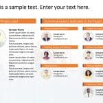Project Team Organization Chart PowerPoint Template