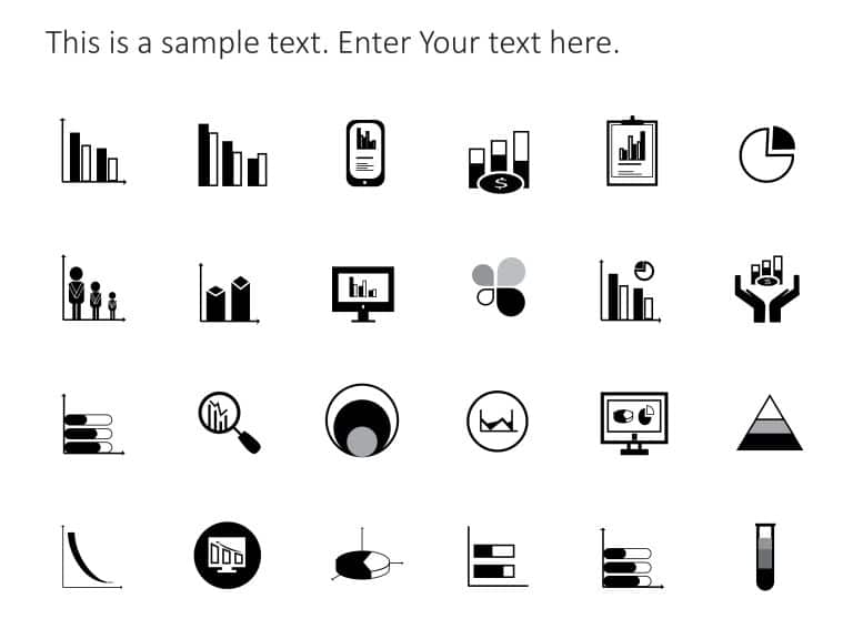 Graph Icons PowerPoint Template SlideUpLift