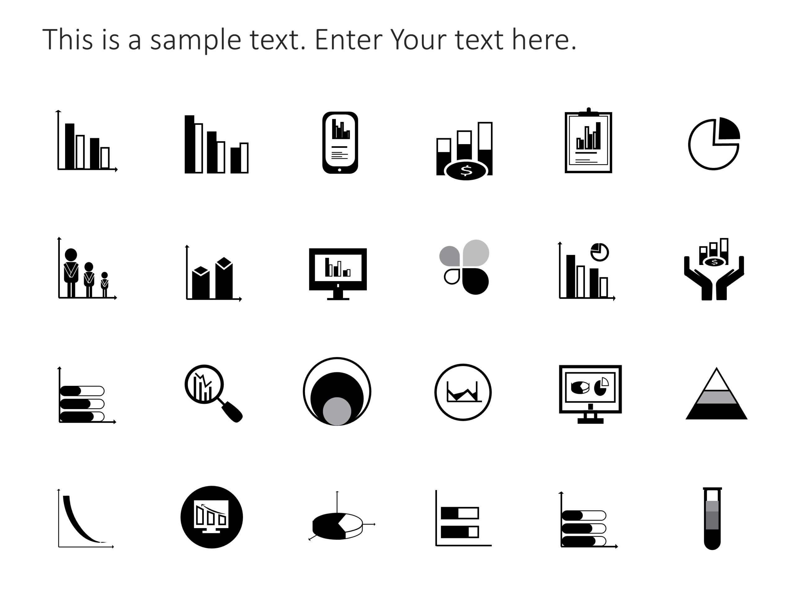 Graph Icons PowerPoint Template & Google Slides Theme