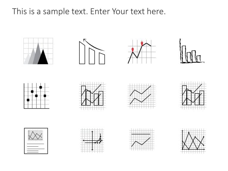 Free Graph Icons 1 PowerPoint Template & Google Slides Theme