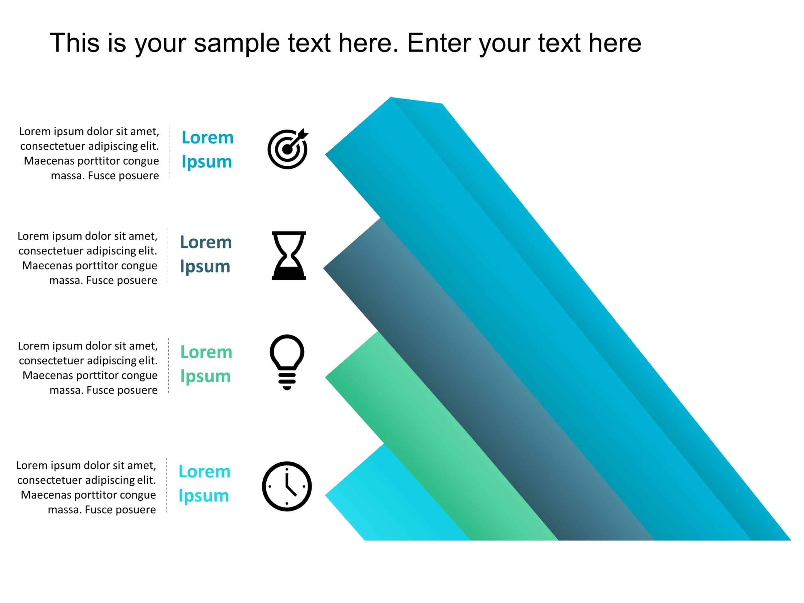 4 Steps Animated Bar Chart Diagram PowerPoint Template & Google Slides Theme