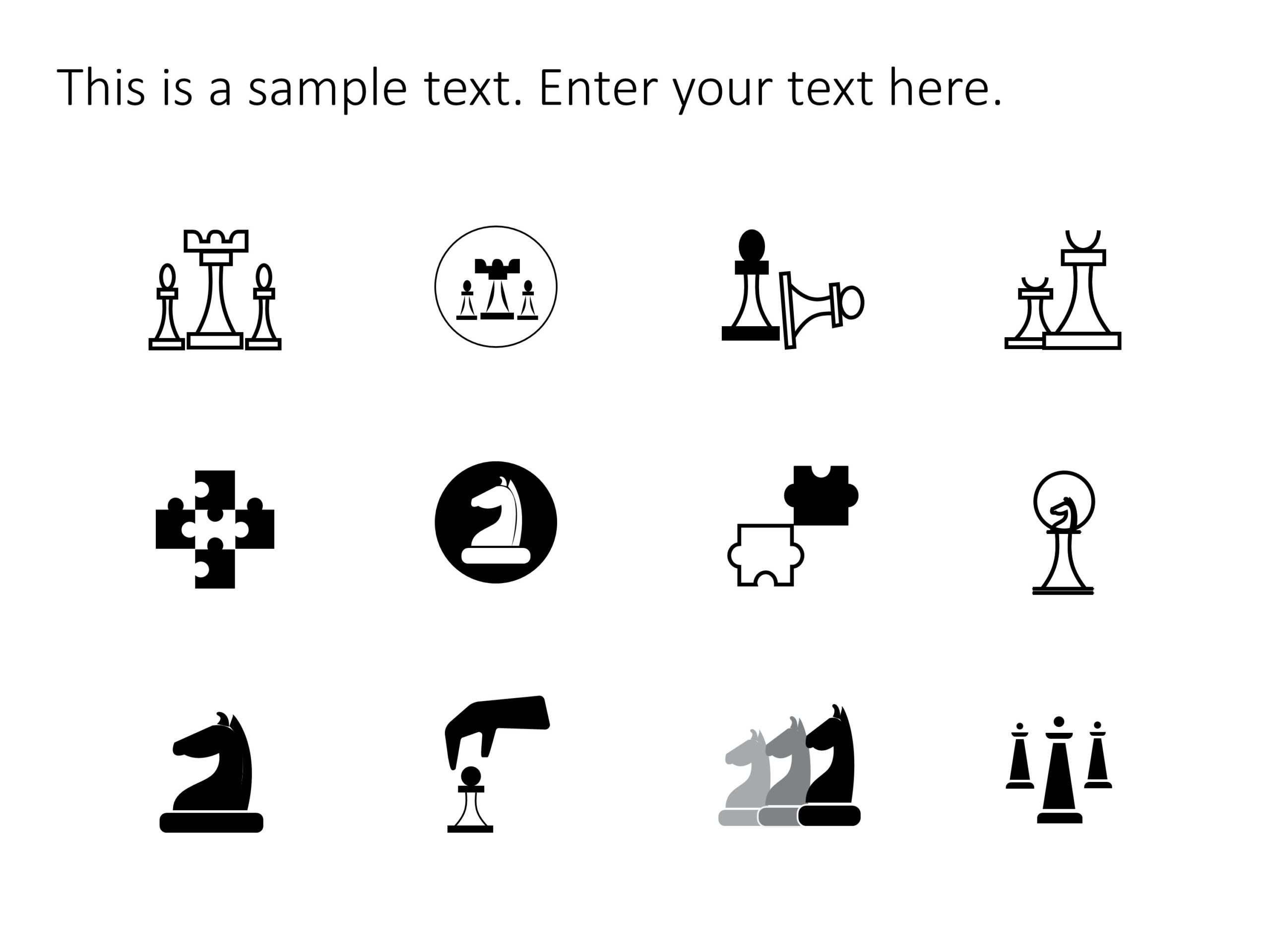 Strategy Icons PowerPoint Template