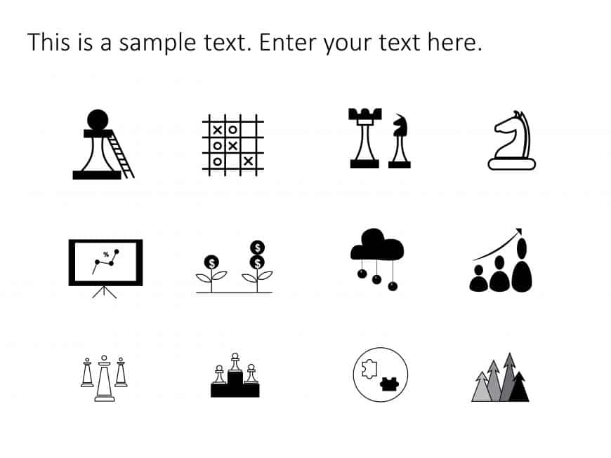 Strategy Icons 1 PowerPoint Template