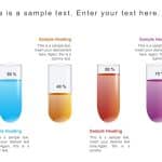 Financial Test Tube Infographic