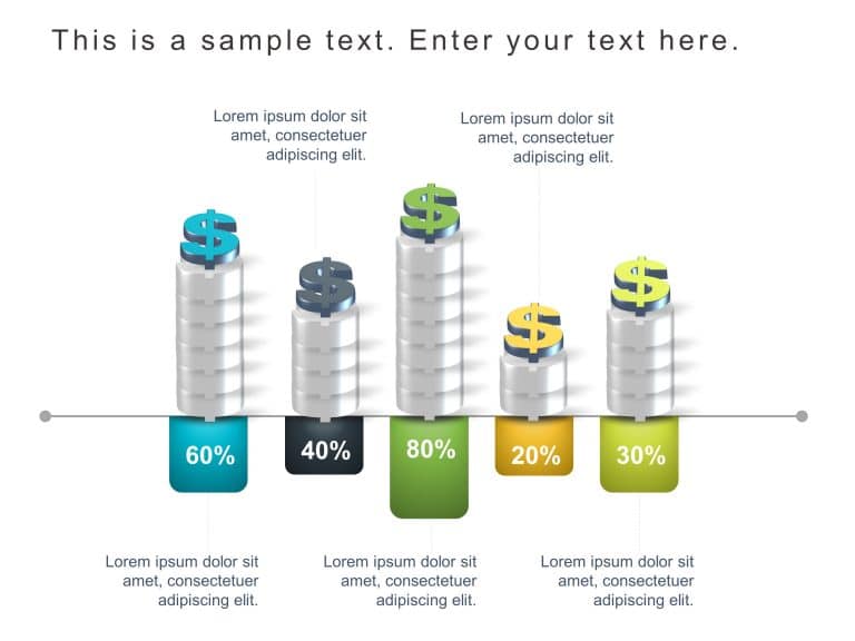 Creative Bar Chart PowerPoint Template