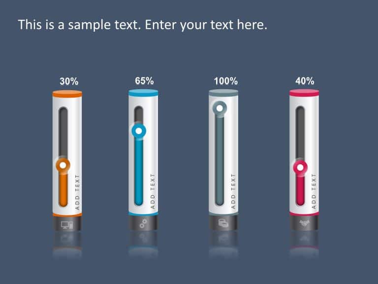 Free Vertical Bar Chart PowerPoint Template