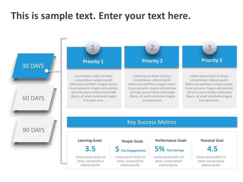 Detailed 30 60 90 Day For Managers 30 60 90 Day Plan Templates 