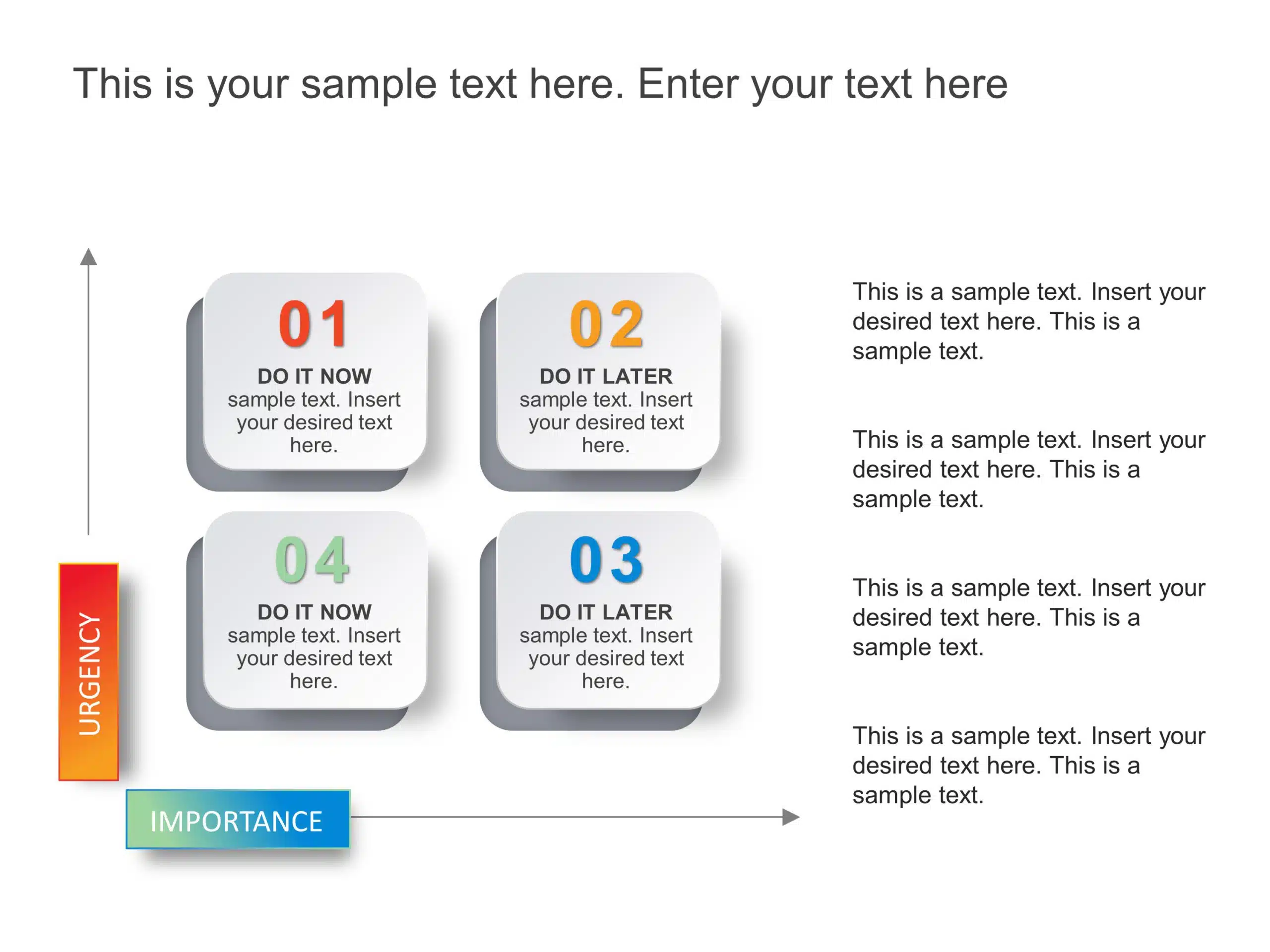 Project Task Priorities PowerPoint Template & Google Slides Theme