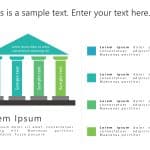 Business Strategy Pillars 1 PowerPoint Template & Google Slides Theme