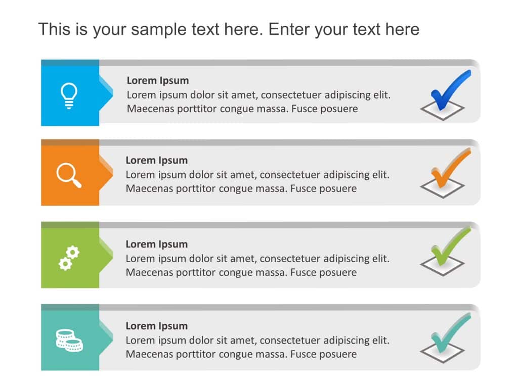 list presentation format