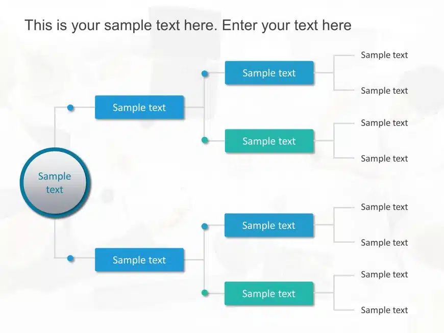 Decision Tree Flow Chart 1 PowerPoint Template