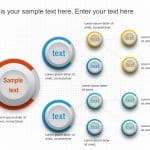 Circular Decision Tree Flow Chart PowerPoint Template & Google Slides Theme