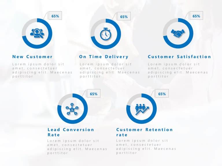 Free Key Matrix PowerPoint Template