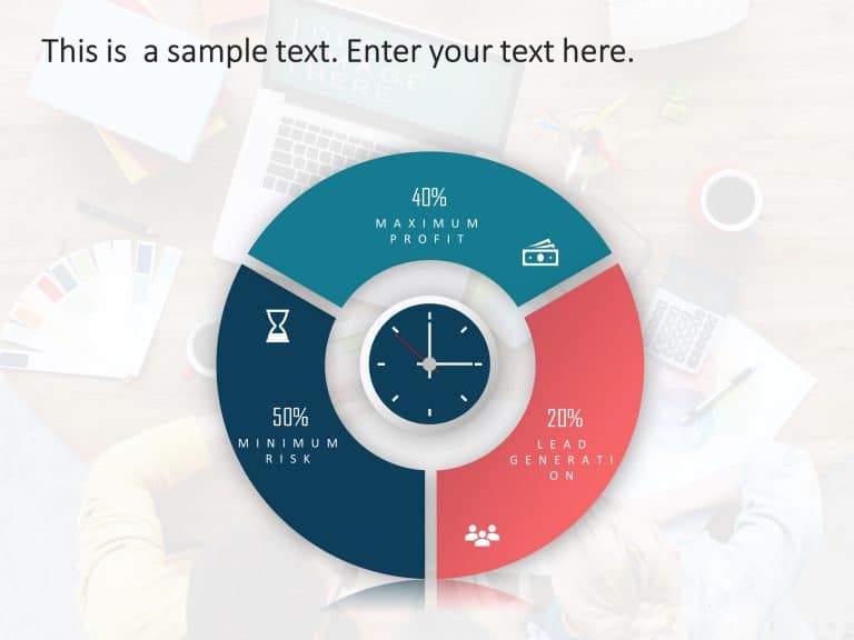 KPI Circular Dashboard PowerPoint Template & Google Slides Theme