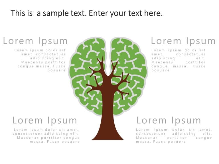 Tree Brainstorming PowerPoint Template & Google Slides Theme