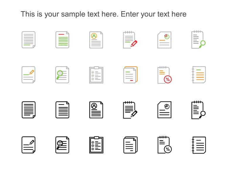 PowerPoint Icons Executive Summary PowerPoint Template & Google Slides Theme