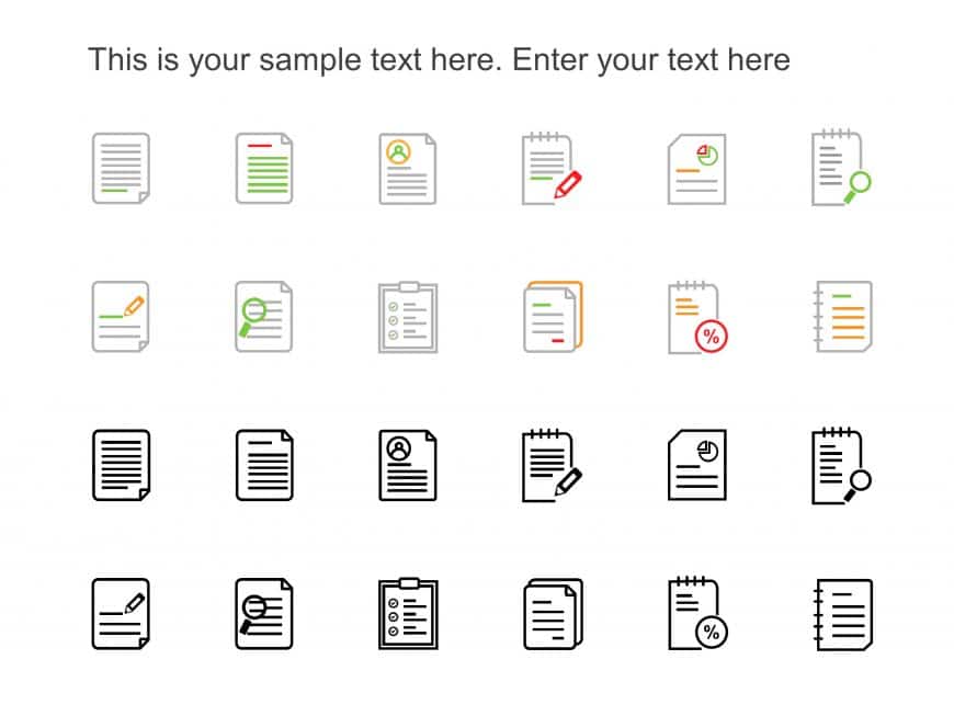 PowerPoint Icons Executive Summary PowerPoint Template