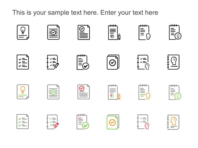 Conclusion Icons PowerPoint Template & Google Slides Theme