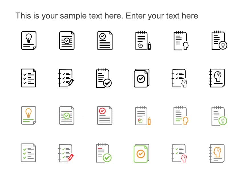 Conclusion Icons PowerPoint Template