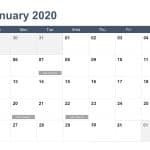 Calendar 2020 PowerPoint