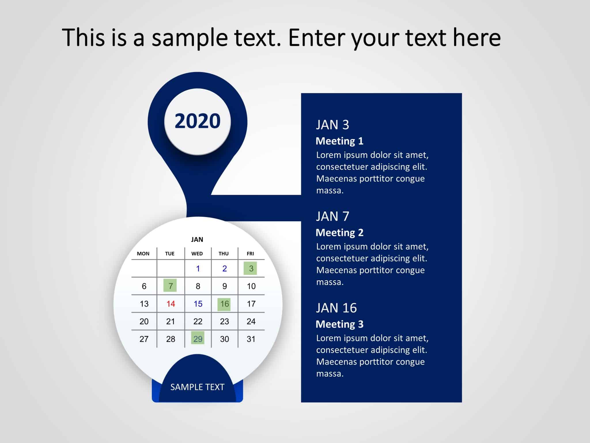 Calendar PowerPoint Template Calendar PowerPoint Templates SlideUpLift