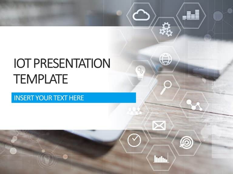 IOT Presentation Cover Slide PowerPoint Template