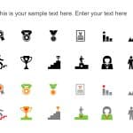 PowerPoint Icons Accomplishments PowerPoint Template & Google Slides Theme