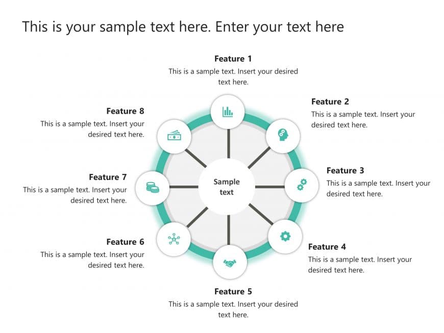 Spoke and Wheel 2 PowerPoint Template