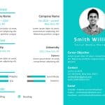 Resume PowerPoint Template Professional