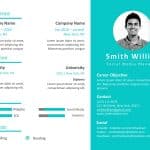 Professional Resume Slide Design & Google Slides Theme