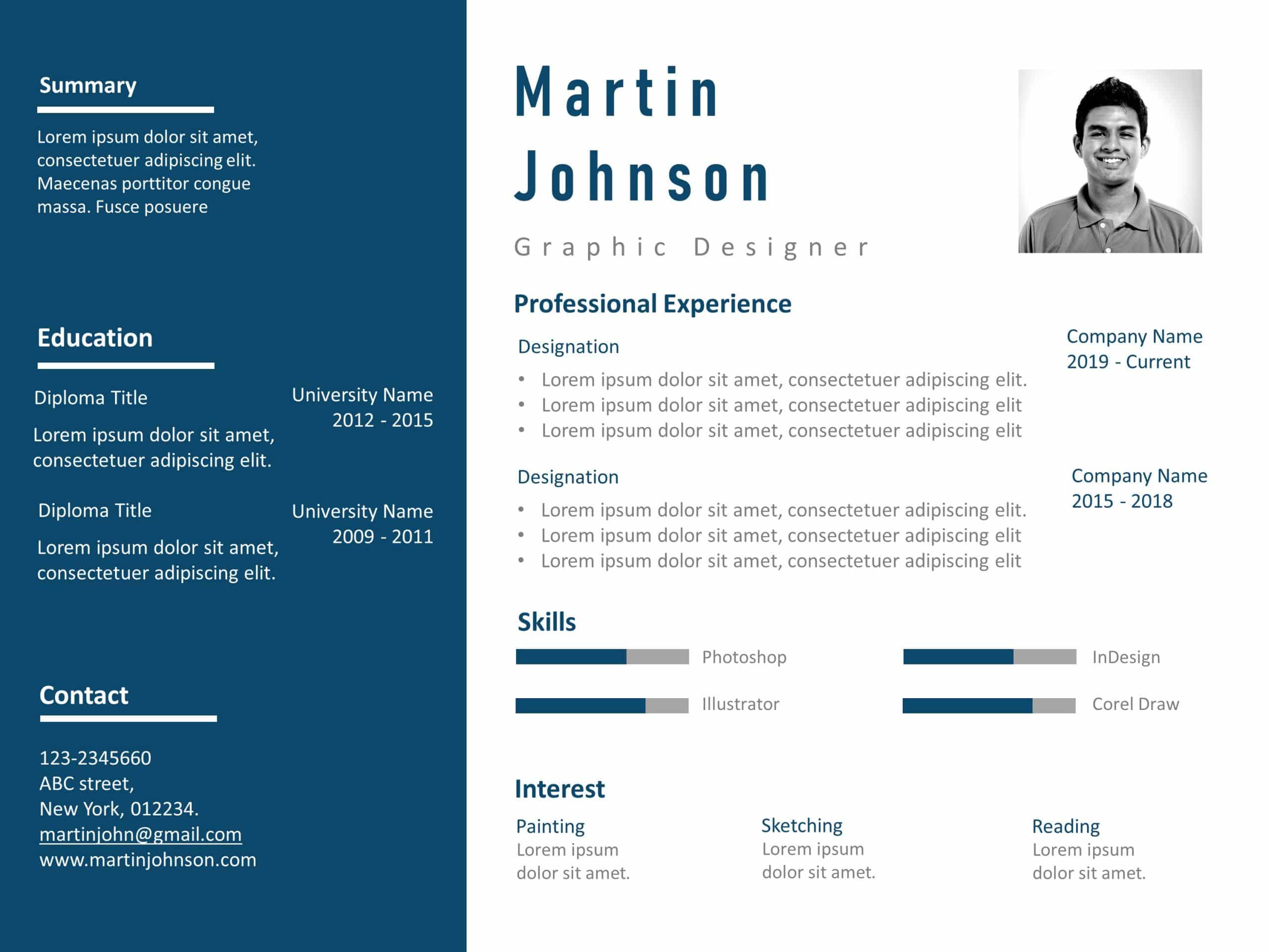 free-resume-cv-powerpoint-templates-download-from-43-resume-cv