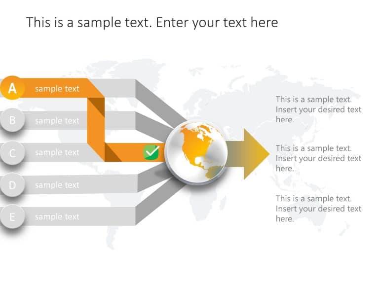 Multiple Path Options PowerPoint Template & Google Slides Theme