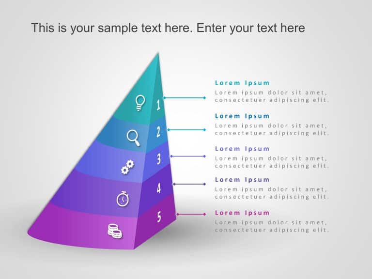 Pyramid Strategic Initiatives PowerPoint Template & Google Slides Theme