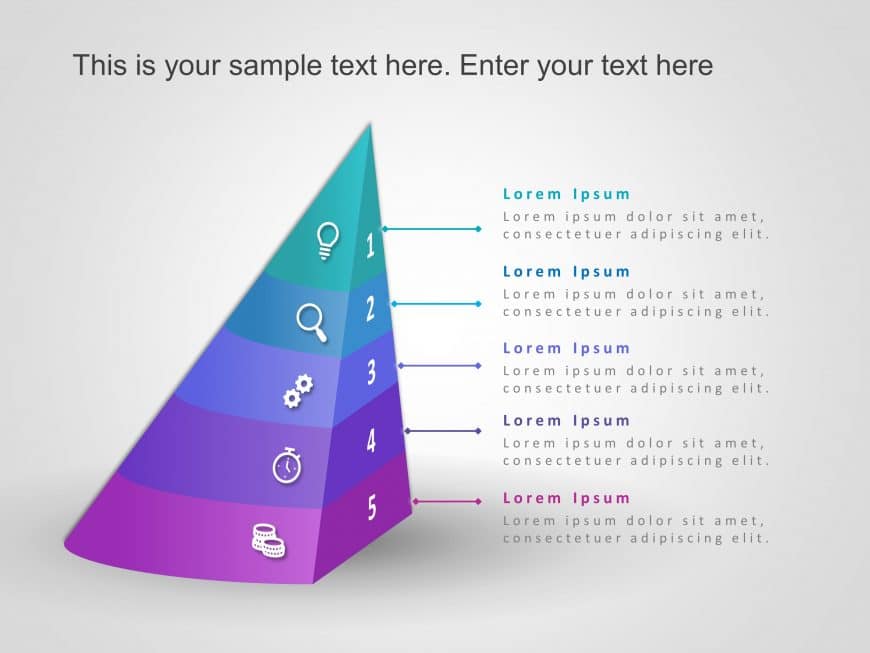 Pyramid Strategic Initiatives PowerPoint Template