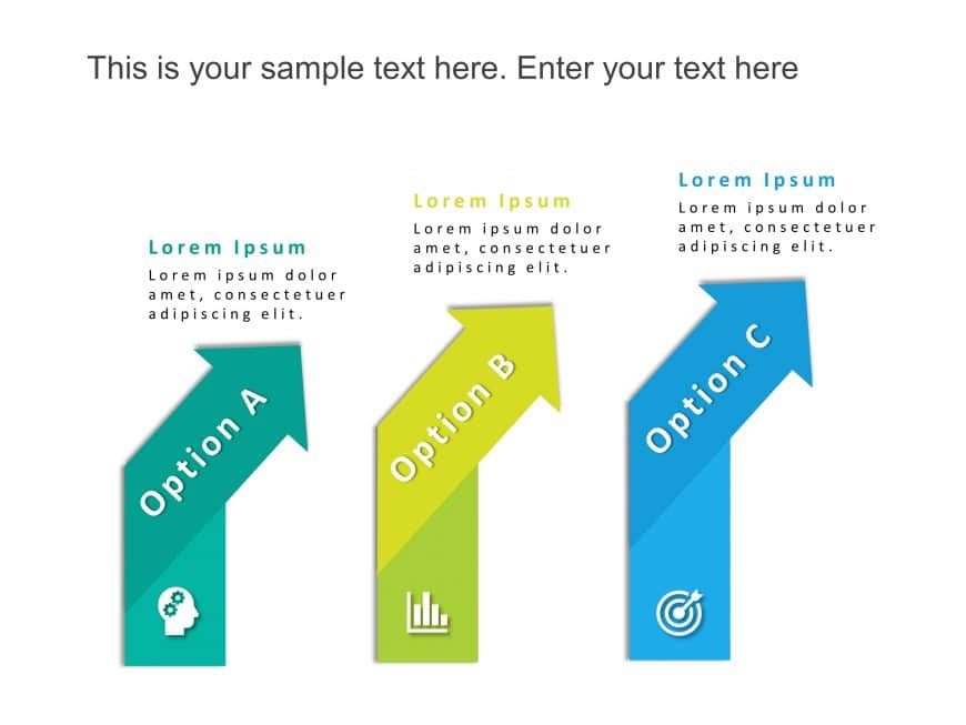 Arrows Option PowerPoint Template